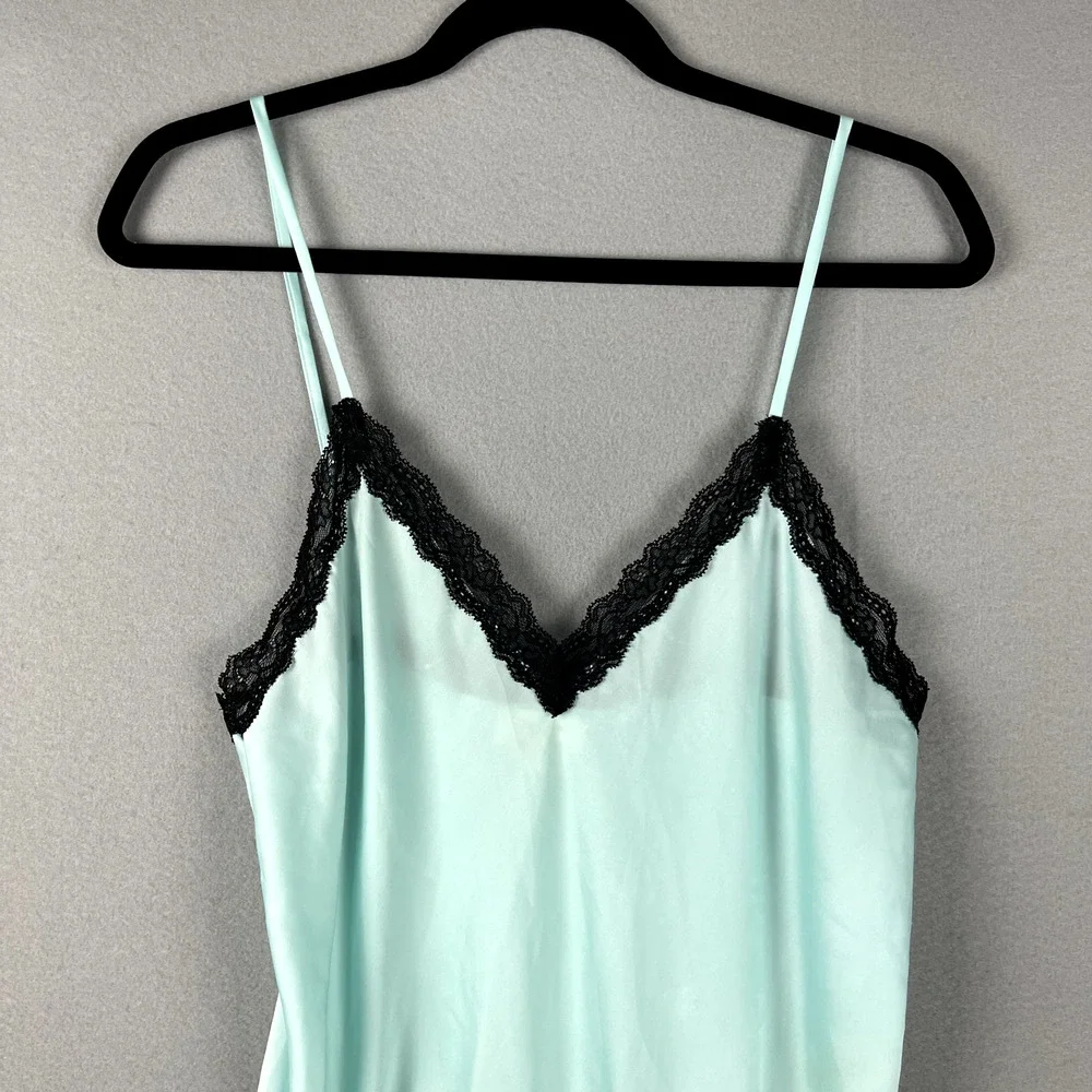 Kate Spade Satin Lingerie Romper Womens Medium Lace‎ Trim Fairy Dainty Delicate